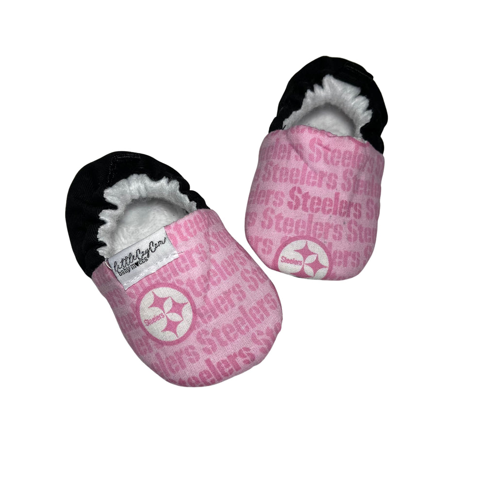 PINK STEELERS MOCCS